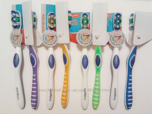 Colgate 360 Всесторонняя чистка Средней мягкости, суперотчистка всей ротово