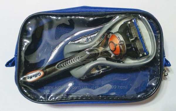 Набор Бритва Gillette Fusion ProGlide с технологией FlexBall с сумочкой.