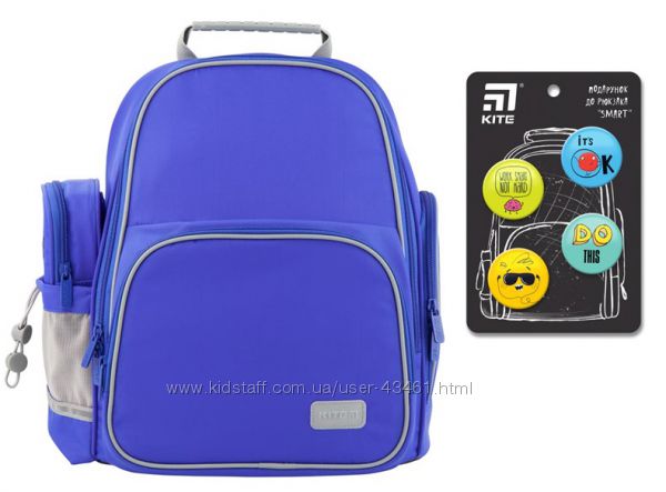 Рюкзак школьный Kite K19-720S-2 Smart синий