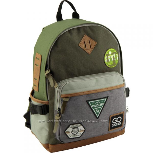 Рюкзак молодежный подростковый 3 расцветки GoPack GO19-135L