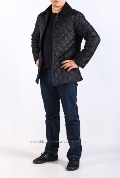 Стеганная мужская куртка Montana черного цвета