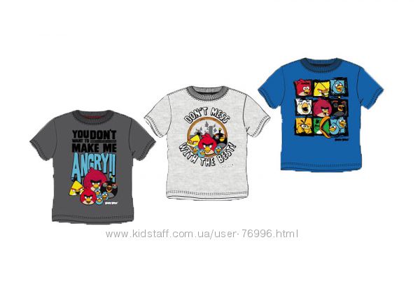  Одежда для мальчишек с Angry Birds 