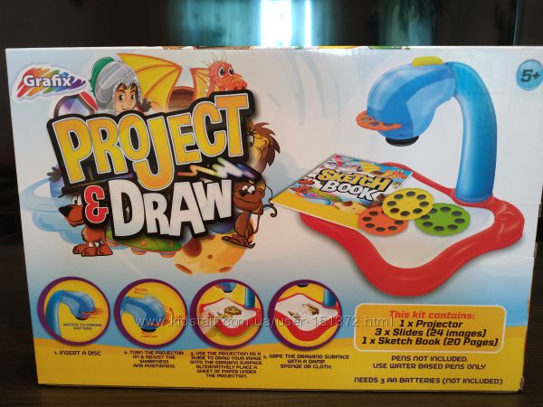 Проектор для рисования Grafix Project & Draw