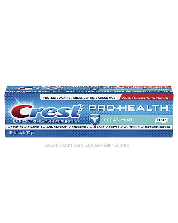 Зубная паста Crest Pro-Health Clean Mint Paste 130 грамм