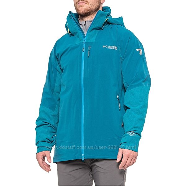 Мужская лыжная куртка Columbia Titanium Powder Keg Omni-Heat Omni-Tech Ski 