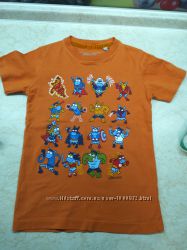 Фирменные Футболки George, Disney, Smill на 2-4 года