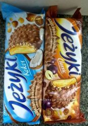 Печенье в шоколаде Jezyki classik kokos 140g Польша