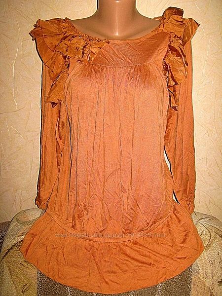 Красивая блузка malene birger 100 шёлк и вискозапог 60