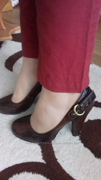 Туфли, тиснение крокодилья кожа