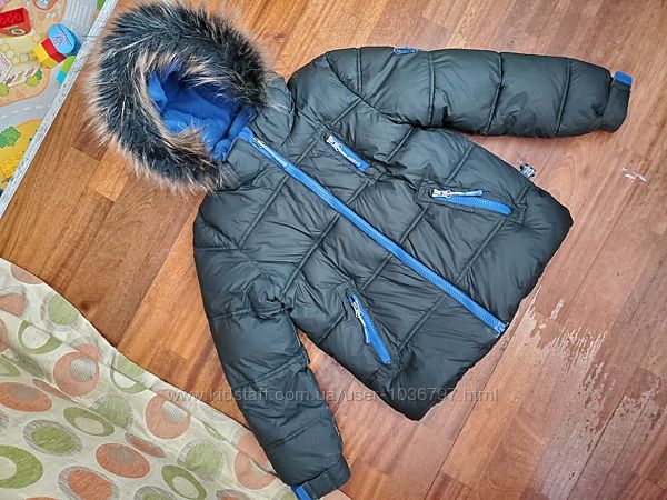 Зимняя курточка Deux par Deux на 7 лет 122см 