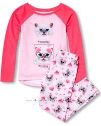 Новая стильная пижама с кошками от CHILDRENS PLACE
