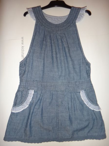 Сарафан джинсовый John Lewis на 4-5 лет 104-110см.