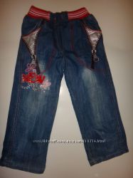 Джинсы на флисе р. 104