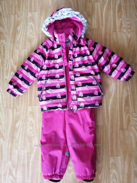 Зимний Комплект полукомбинезон куртка Lenne Ленне 98 см на девочку