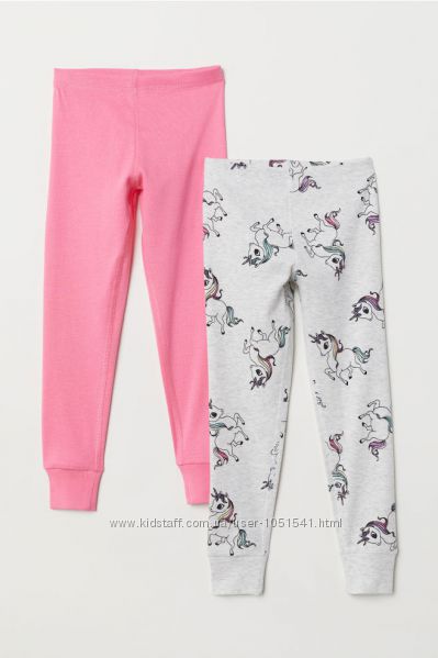 Детские гамаши-розовые  , штаны от h&m рост  104 и 146 см 