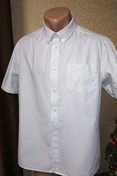 Летняя рубашка george с коротким рукавом. размер l.
