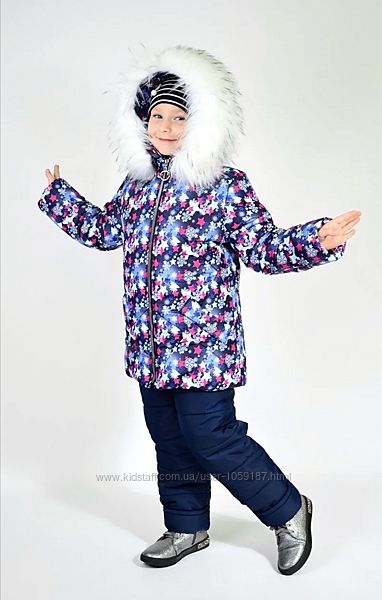 Зимняя куртка для девочки Снежинка