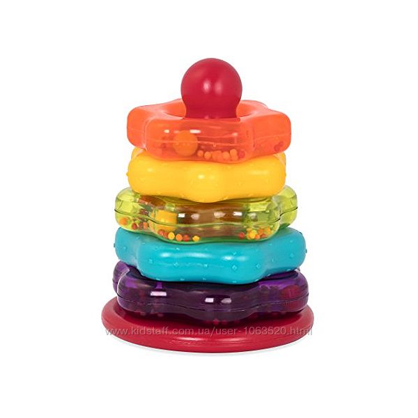 Развивающая игрушка Battat Цветная Пирамидка Battat Stacking Rings
