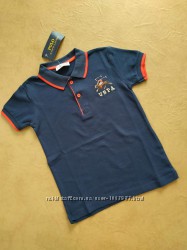 Поло с коротким рукавом  р.3-7 лет