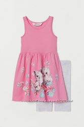 Дитячий літній костюм комплект Коти H&M на дівчинку 24505