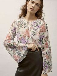 Новая романтичная блуза от Massimo Dutti, эффектная красивая блузка, р. М 