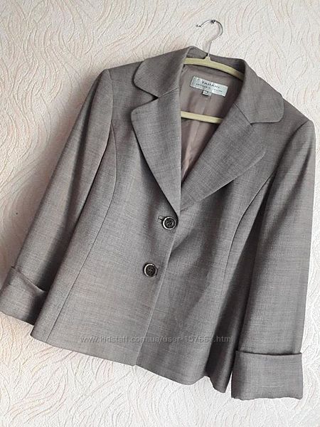 Элегантный пиджак бренда премиум класса Tahari США, красивый жакет
