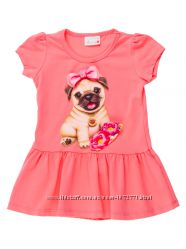 Платье для девочки Собачка Barmy розовое 0087