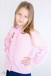 Блузка для девочки Albero Фламинго розовая 5058