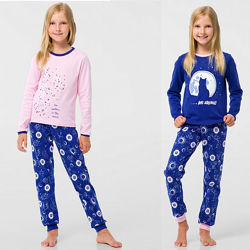 Пижамы Smil для девочек со светящимся рисунком