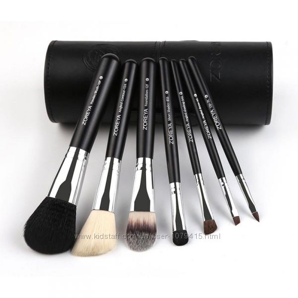Набор кистей для макияжа в тубусе ZOREYA Makeup Brush Set - 7 pc 