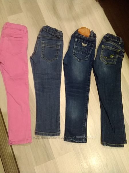 Наши джинсы, Benetton, Liu Jo, Armando 4-5 лет