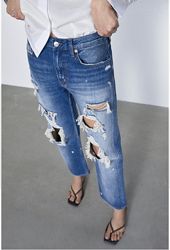 Жіночі рвані джинси /  джинсы женские рваные Zara 