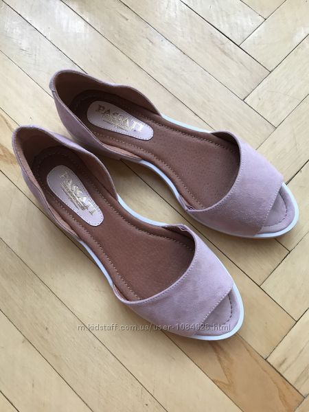 Шкіряні балетки українського виробника Passati