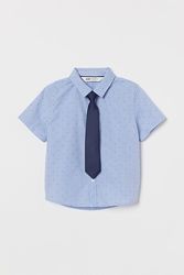 Нова рубашка з галстуком H&M розм. 110, 116 і 122