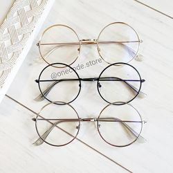 Окуляри іміджеві круглі прозорі, окуляри гаррі потера