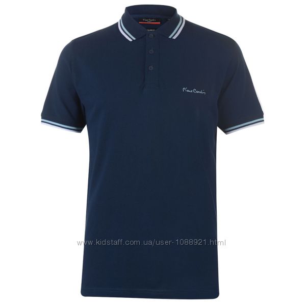 Рубашка поло футболка Pierre Cardin Polo Navy Оригинал Синий цвет Хлопок