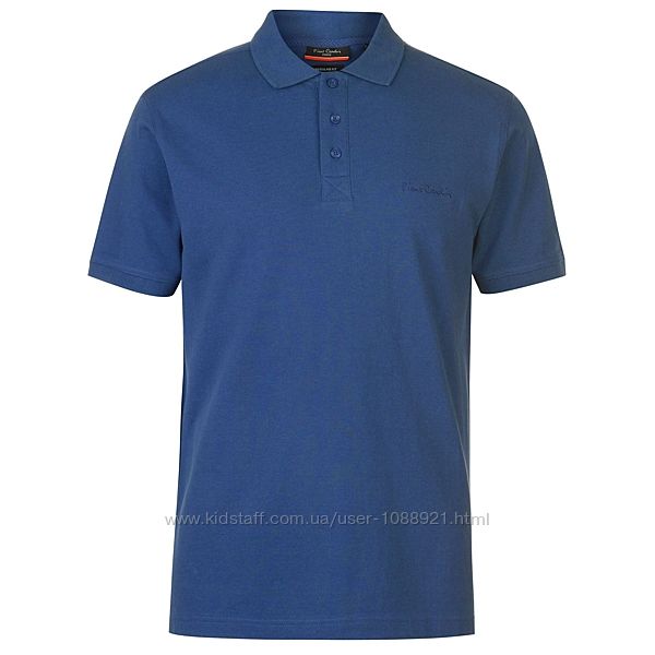 Рубашка поло футболка Pierre Cardin Denim Оригинал Синий джинс котон цвет