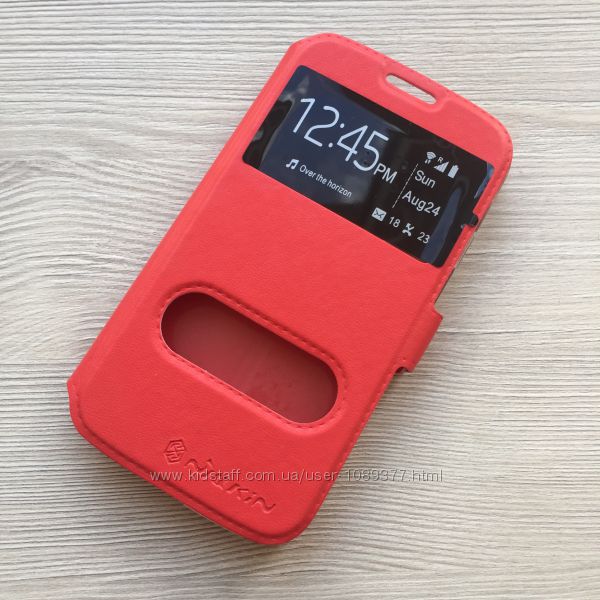 Фирменный Красный чехол Nillkin к Samsung Galaxy S4 i9500