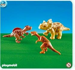 Playmobil 6597 и 7368 Динозаврымалыши, гнездо с яйцами