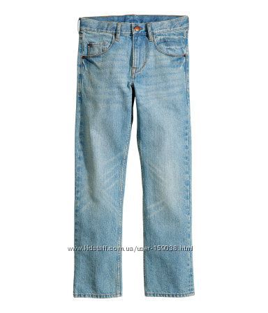 Фирменные джинсы светло-голубого цвета, 11-12, 14-16