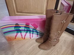 Сапоги натуральная кожа 