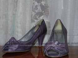 Кожаные туфли на каблуке - per una - 37. 5стелька 2424, 5 см-macedonia