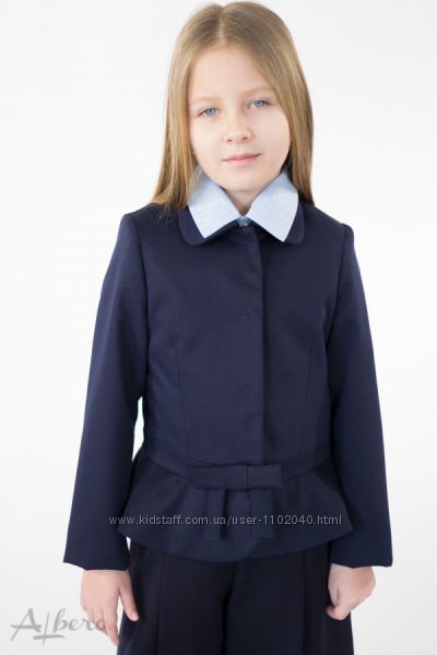 Школьный костюм на девочку, Жакет Albero Mevis, Бриллиант Р-ры 122- 158