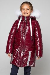 Зимнее пальто пуховик куртка на девочку тм MyChance Р-ры 122-164