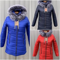 Теплая зимняя куртка Милана, размеры 40-56