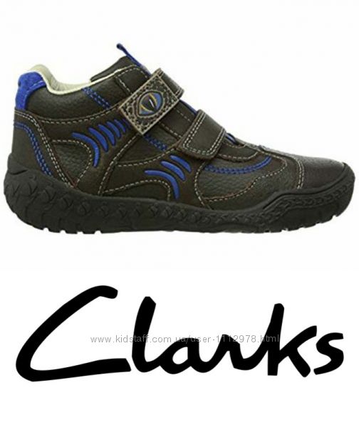 Оригинал-кожаные демисезонные ботинки ТМ Clarks 24 размер