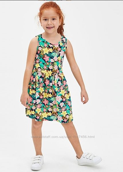 Цветочное платье на девочку