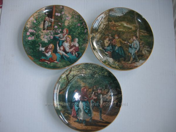Тарелка, коллекционная, Lilien, Австрия, 3шт 