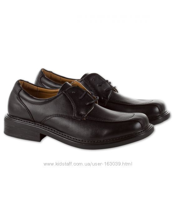 Черные туфли на шнуровке для мальчиков с C&A, р-ры 33, 34, 35, 36, 37, 38
