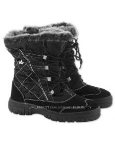 Красивые черные зимние сапожки для девочки с C&A, размер 31